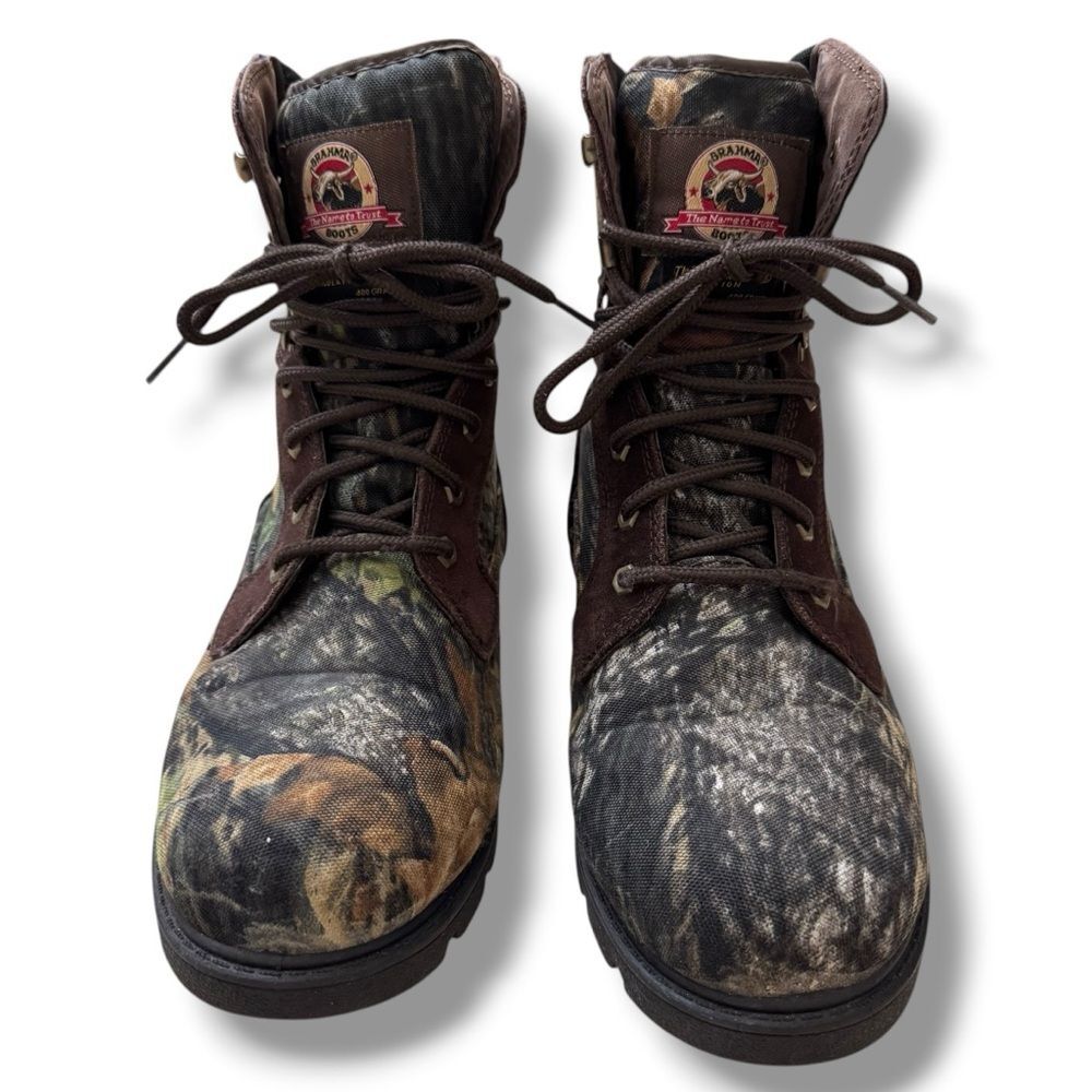 Brahma Hunter Insulated Camo Hunting Boots Men’s Size 11 Gorp Cor Rugged